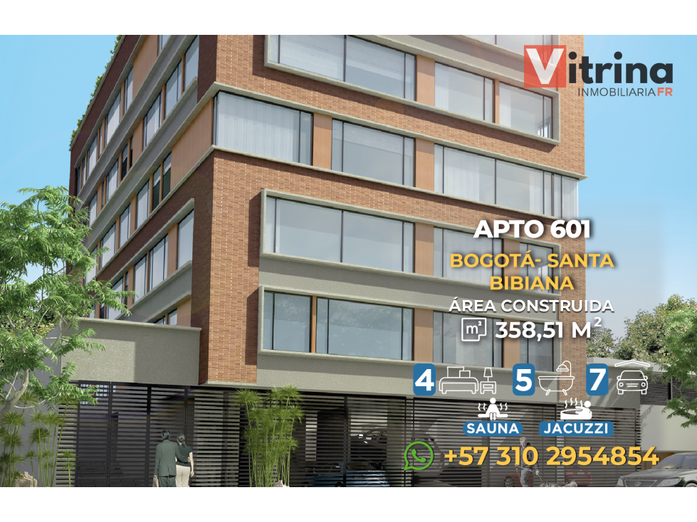 Vitrina Inmobiliaria vende hermoso Apartamento en Santa Bibiana