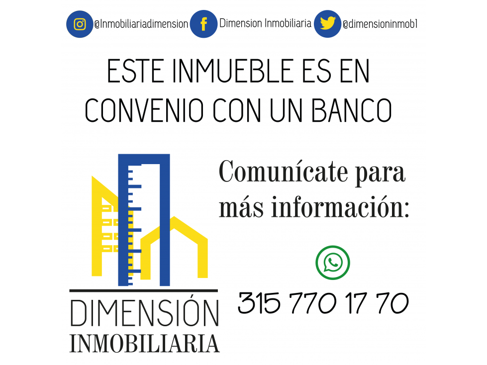 VENTA DE APARTAMENTO EN BIFAMILIAR MARIELA PH